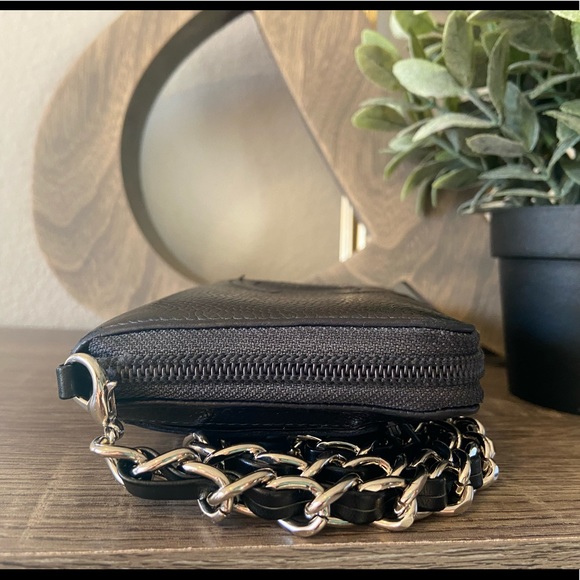 🖤 ⛓ Chanel Timeless Zippy Wallet on a Chain WOC Crossbody - Picture 8 of 11